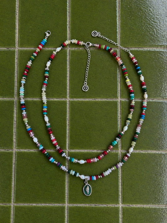 The Bobby - Emerald Silver Shell + Stacker