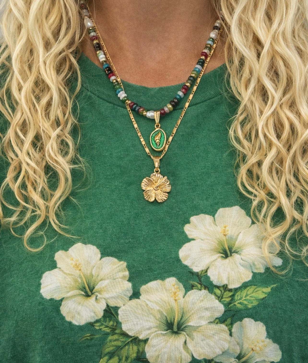 The Lottie - Emerald Gold Shell