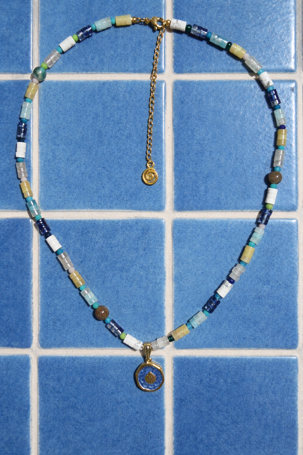 The Zara - Navy Gold Shell