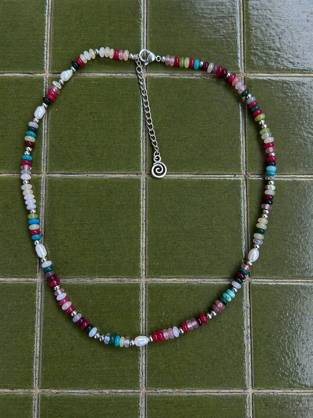 The Bobby - Emerald Silver Shell + Stacker