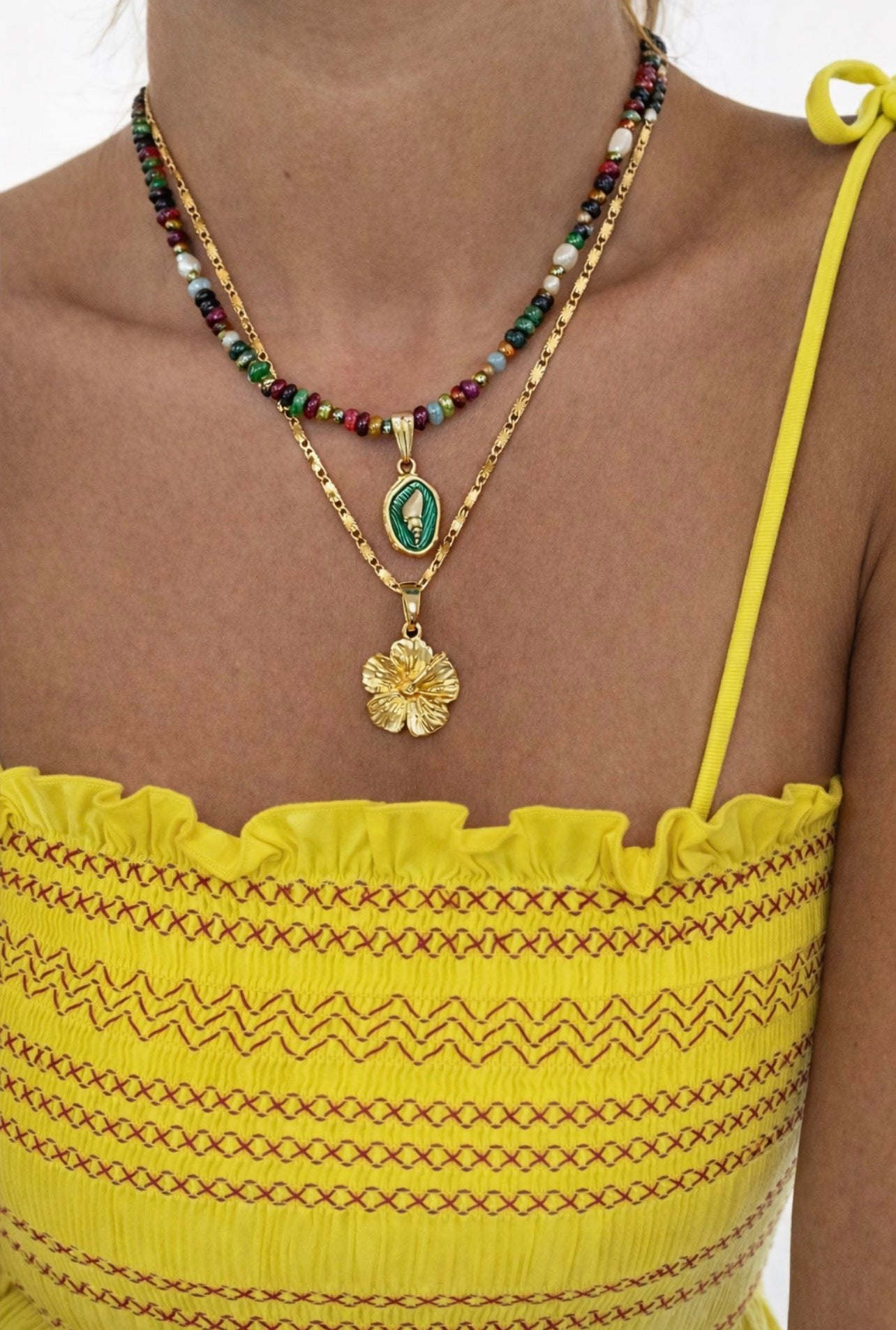 The Lottie - Emerald Gold Shell