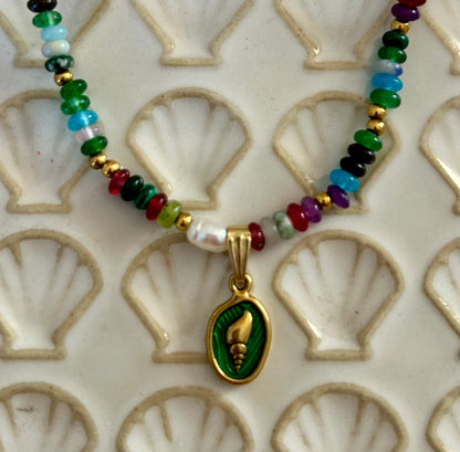 The Lottie - Emerald Gold Shell