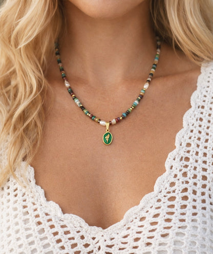 The Lottie - Emerald Gold Shell
