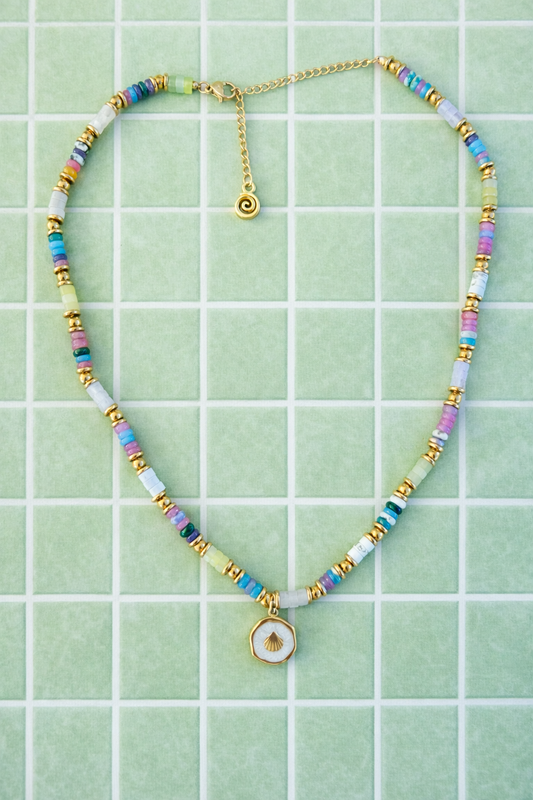 The Pixie - White Gold Shell