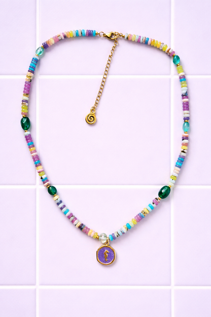 The Millie - Lilac Gold Seahorse