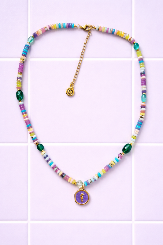 The Millie - Lilac Gold Seahorse