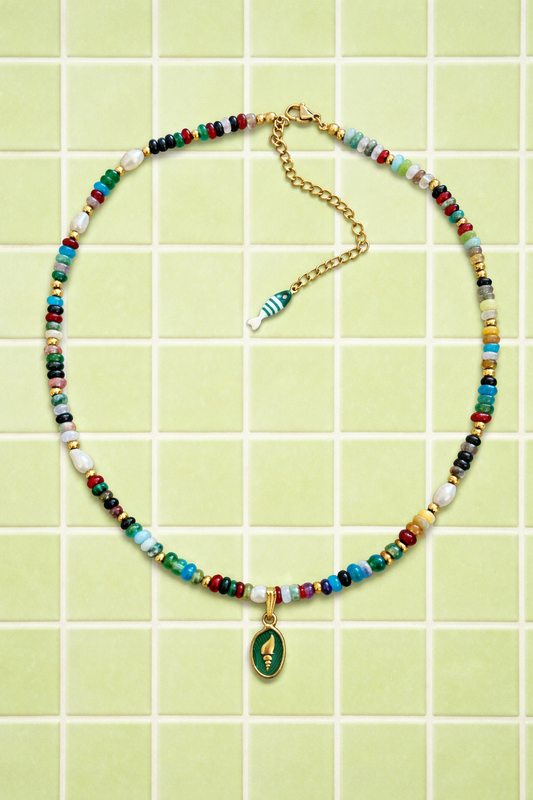The Lottie - Emerald Gold Shell