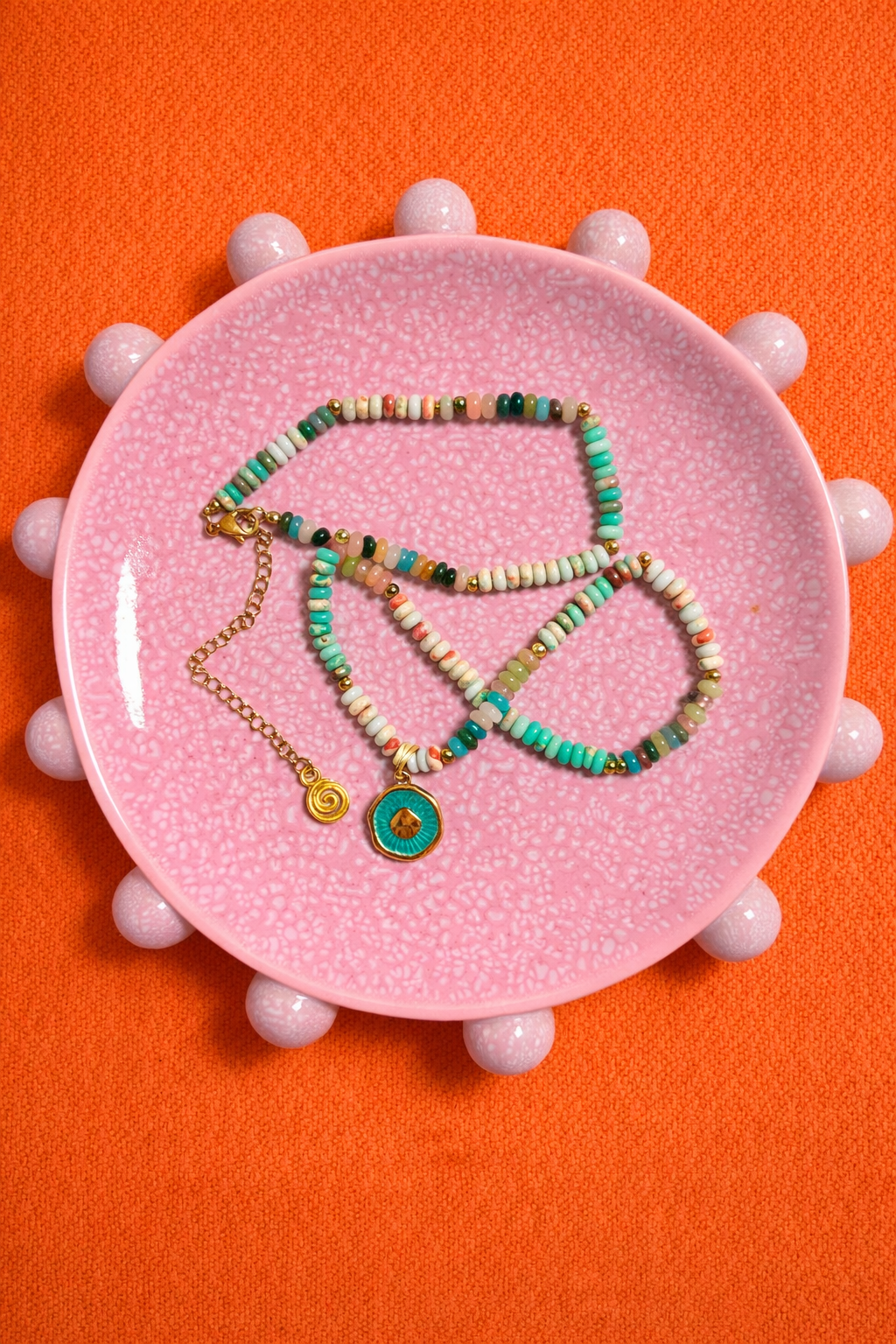 The Marnie - Teal Gold Shell