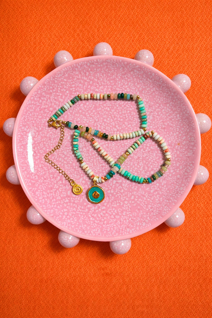 The Marnie - Teal Gold Shell