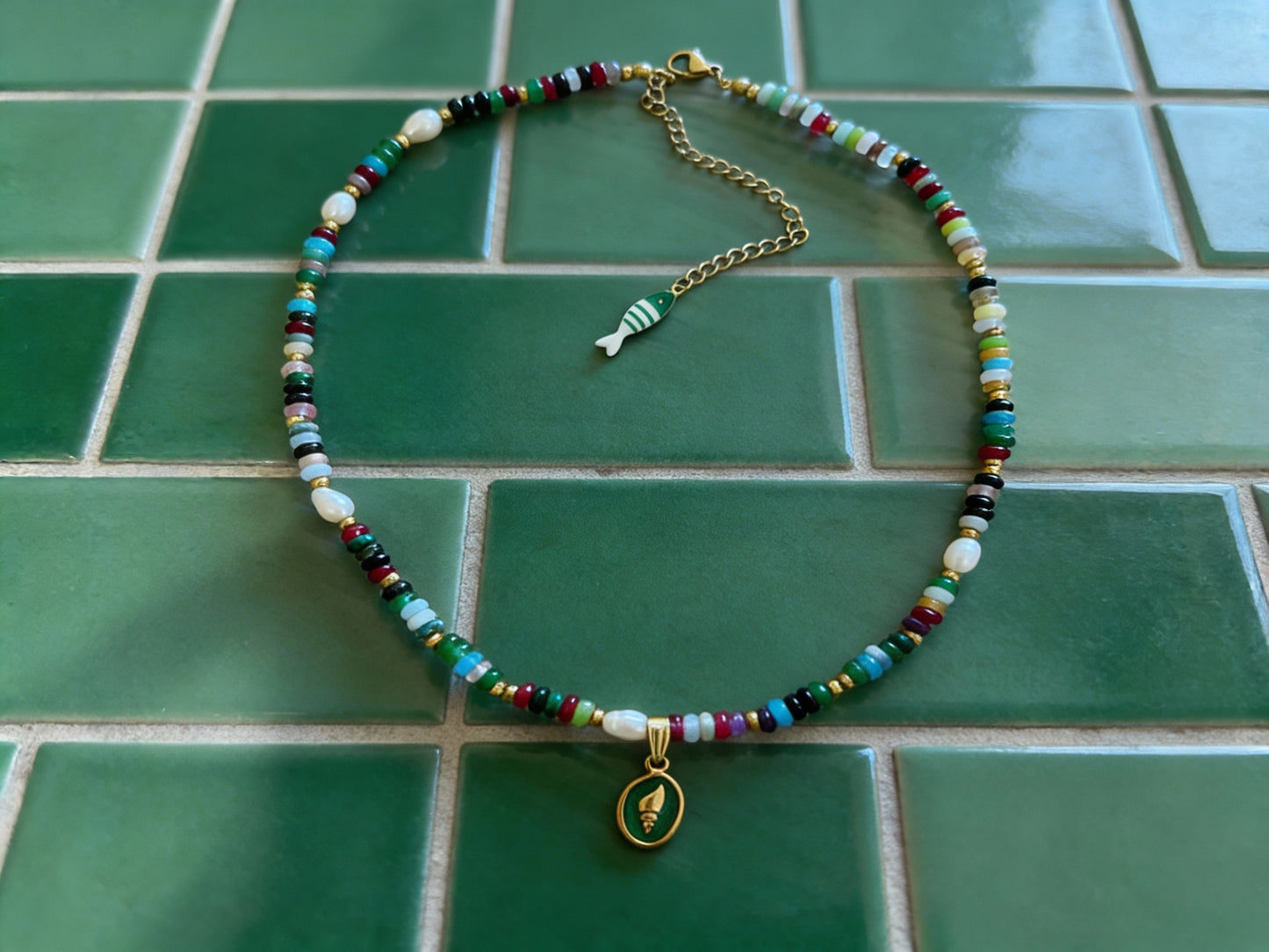 The Lottie - Emerald Gold Shell