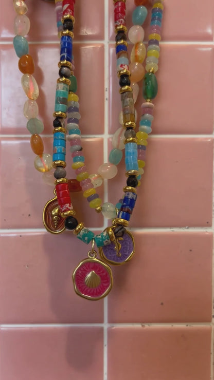 The Winnie - Magenta Gold Shell